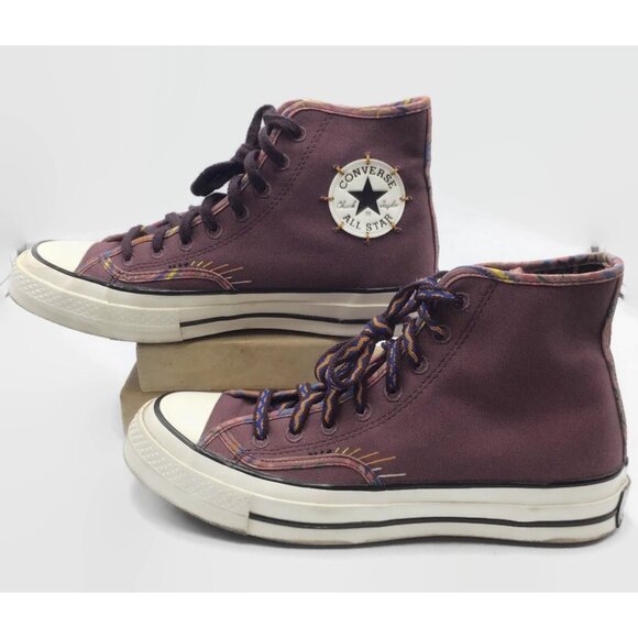 Converse Chuck 70 All Star Heritage Detail Mens 6.5 Womens 8.5 High Top A04406C - Picture 2 of 10